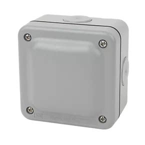 electric junction box mounted outside building|screwfix waterproof junction box.